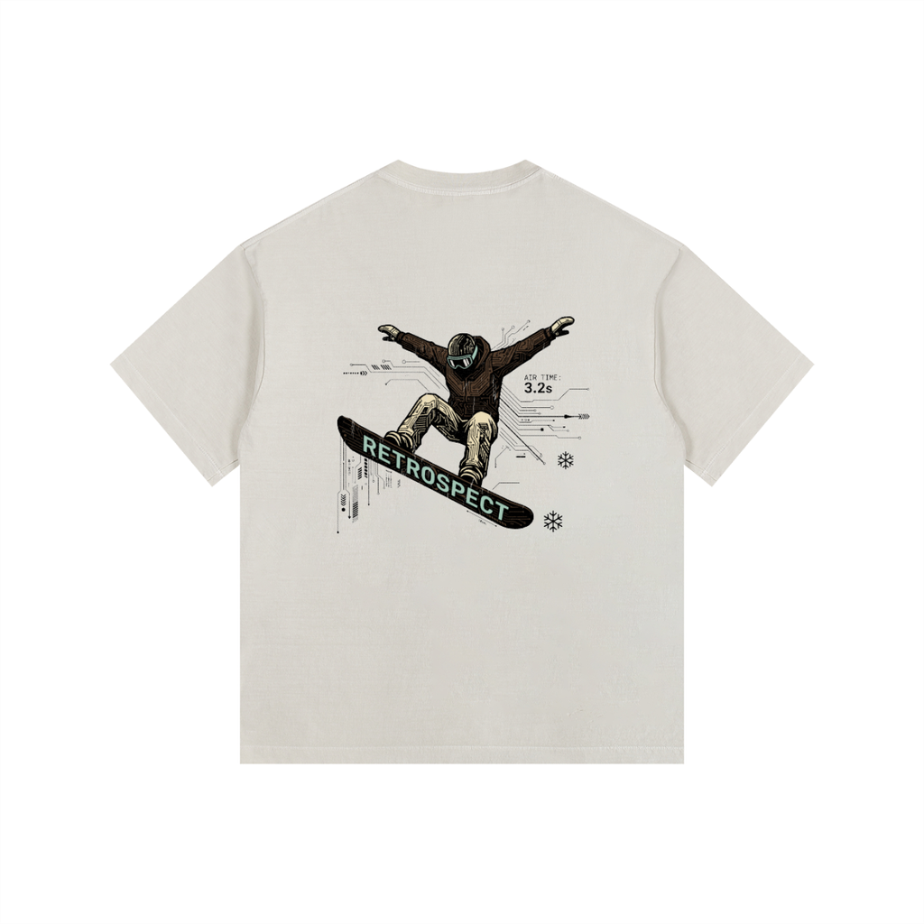 Sci-fi Snowboarder tee