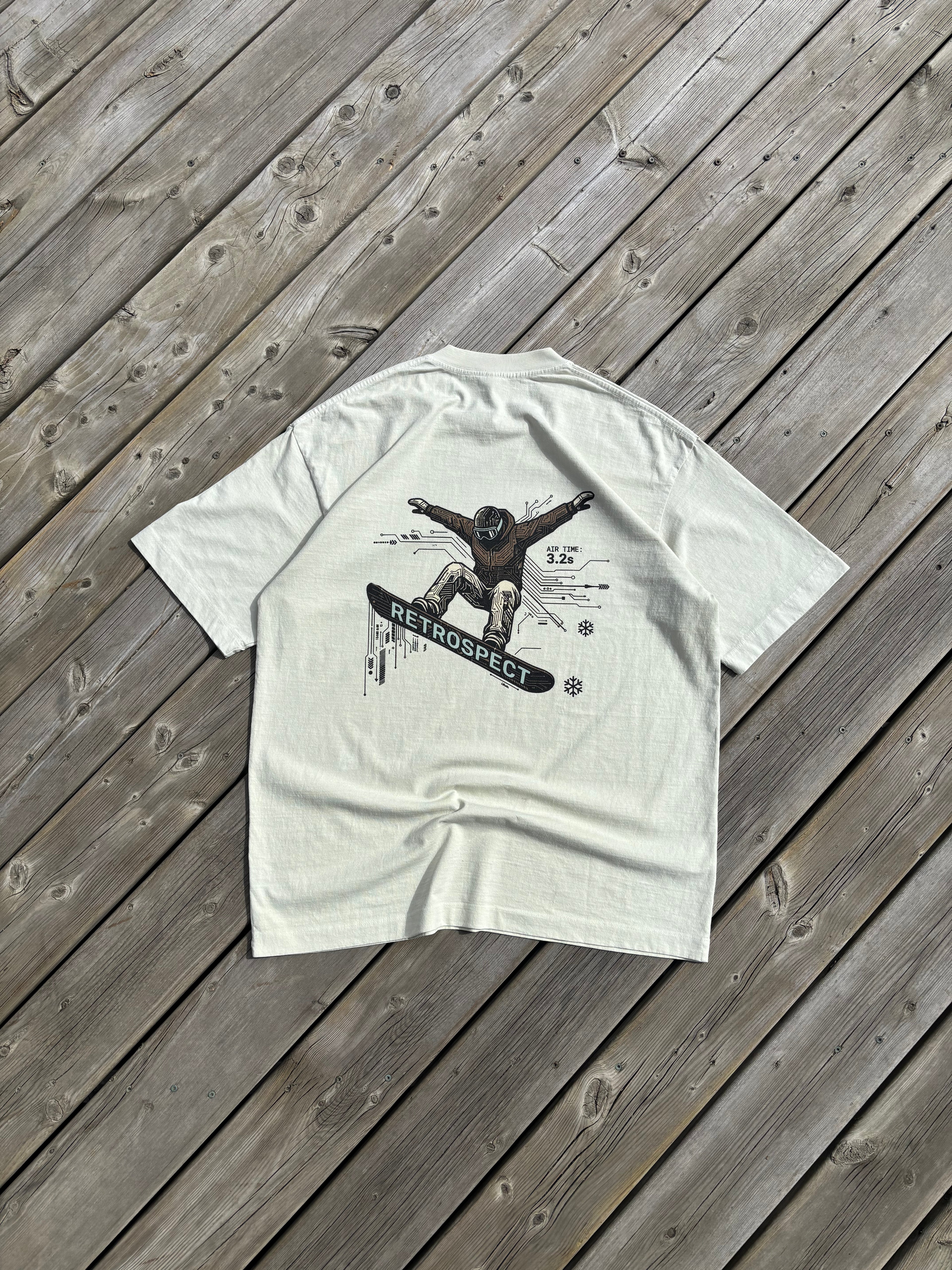 Sci-fi Snowboarder tee